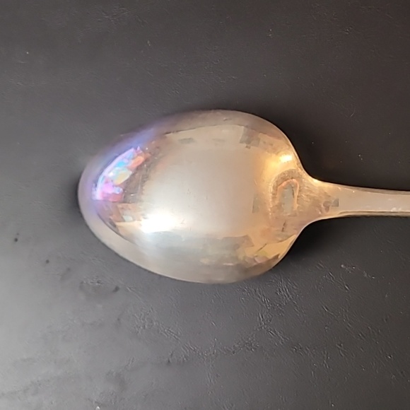 Antique Silverplate Large Serving Spoon - Picture 7 of 12